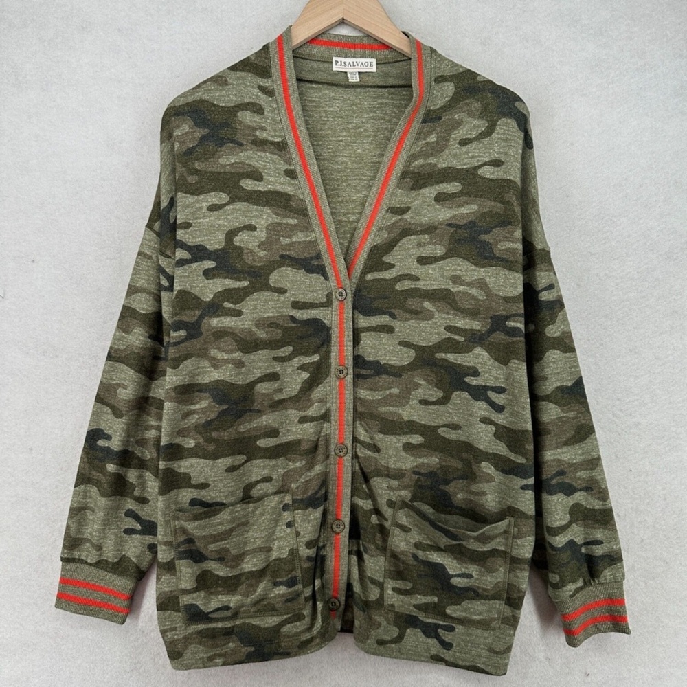 Camo cardigan